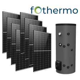 Fothermo PVB 300l napelemes vízmelegítő napelemes rendszerrel