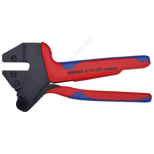 Knipex Krimpelő-rendszerfogó cserélhető krimp profilokhoz barnított 200 mm