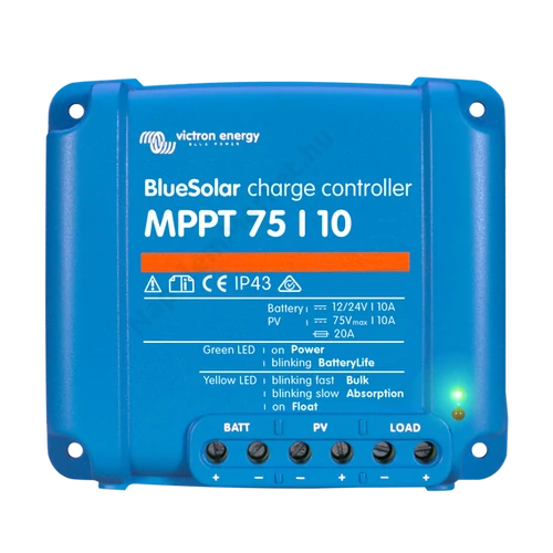 Victron Energy Blue Solar MPPT 75/10 12/24V 10A töltésvezérlő