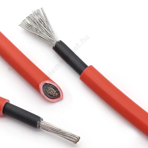 Szolár kábel 1*10mm, piros