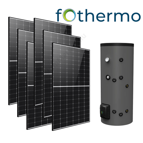 Fothermo PVB 200l napelemes vízmelegítő napelemes rendszerrel